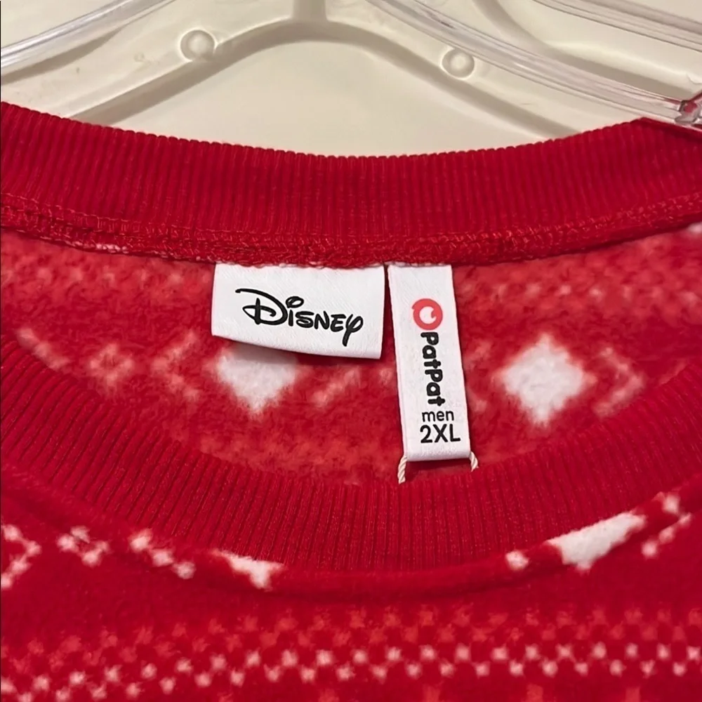 Disney Red Snowflake ❄️ Mickey Mouse Mens Sweater​